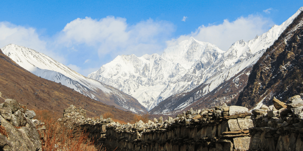 Langtang Mani Walls Image